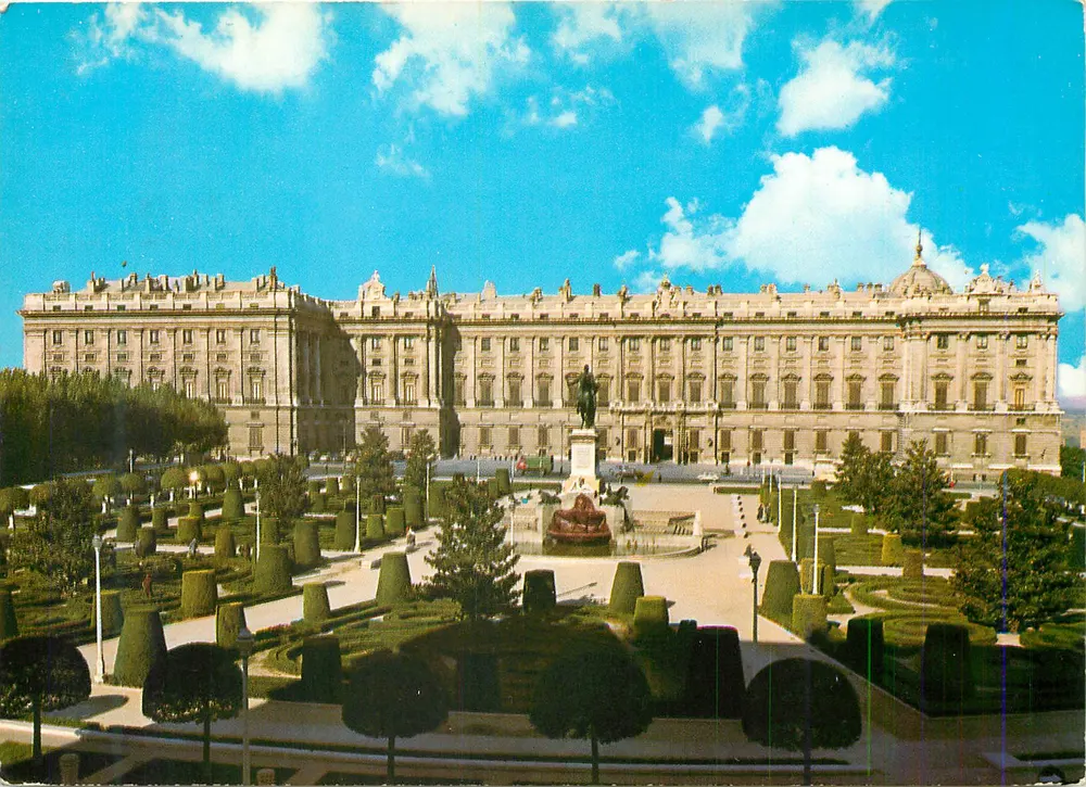 Palácio Real de Madrid — Jardins do Retiro — Edições da Casa da Moeda - Frente