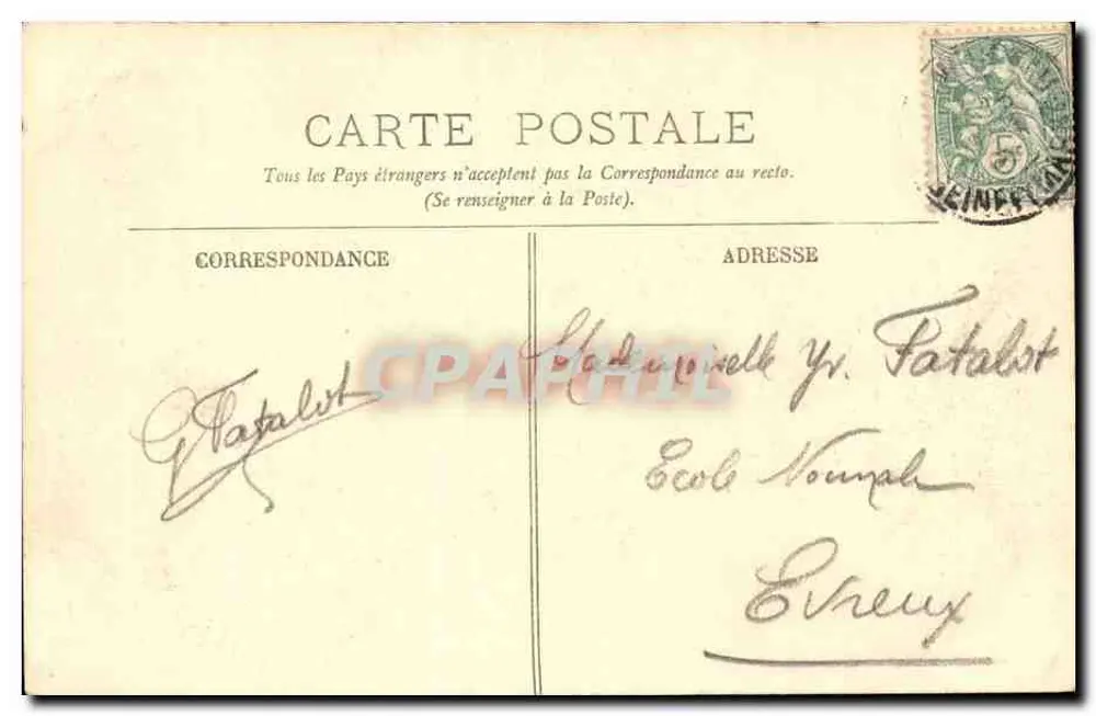 Fontainebleau — Die Forêt — La Roche des Deux Sœurs — LL. — G. Fatalist — n°145 - Rückseite