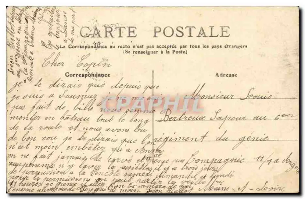 Saumur — Carrossel — R.G. edição - Verso