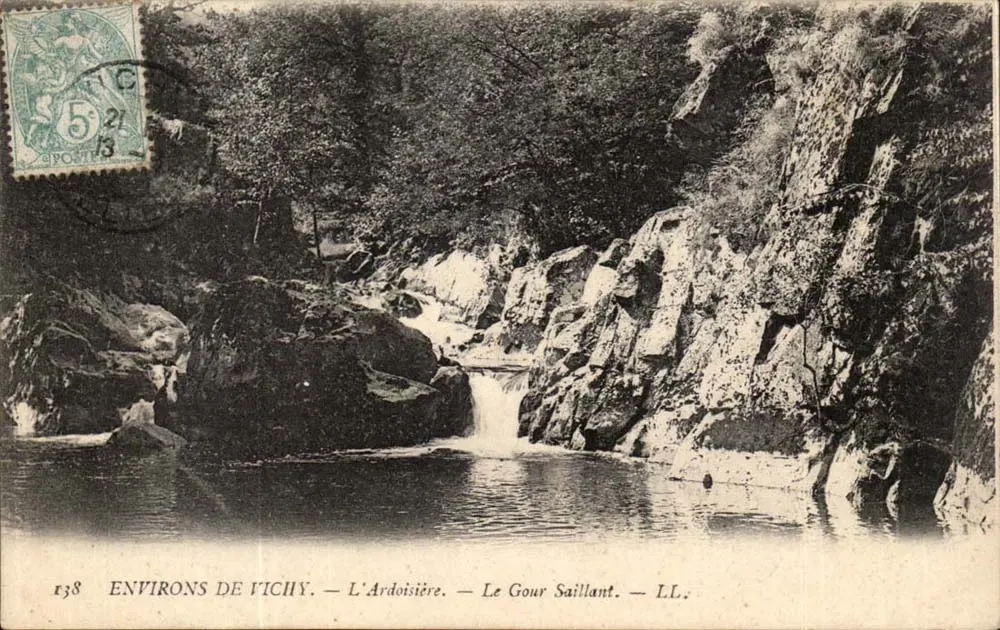 Umgebung von Vichy — Die Schiefergrube — Der Gour Saillant — LL. - Vorderseite