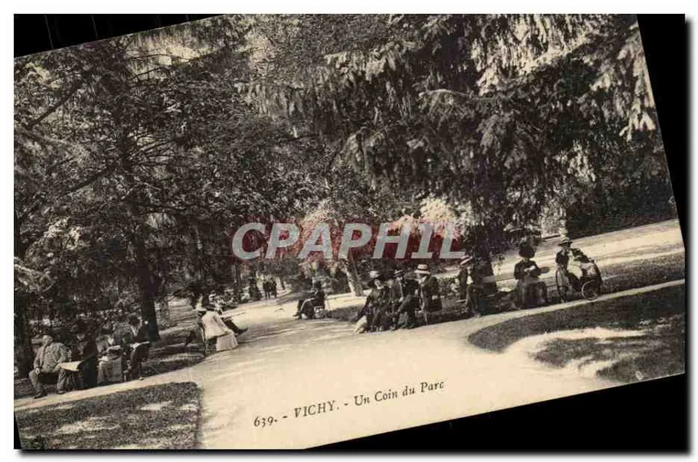 Vichy - Een hoek van het park — n° 639 - Voorkant