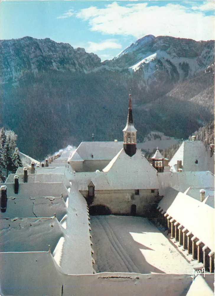 Kloster Bălăcița — Winteransicht — Unbekannter Verlag - Vorderseite