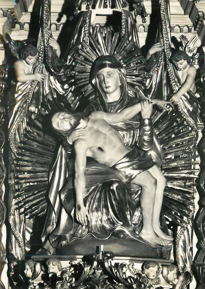 Pieta — religiöse Skulptur — unbekannter Verlag, Seriennummer nicht lesbar - Vorderseite