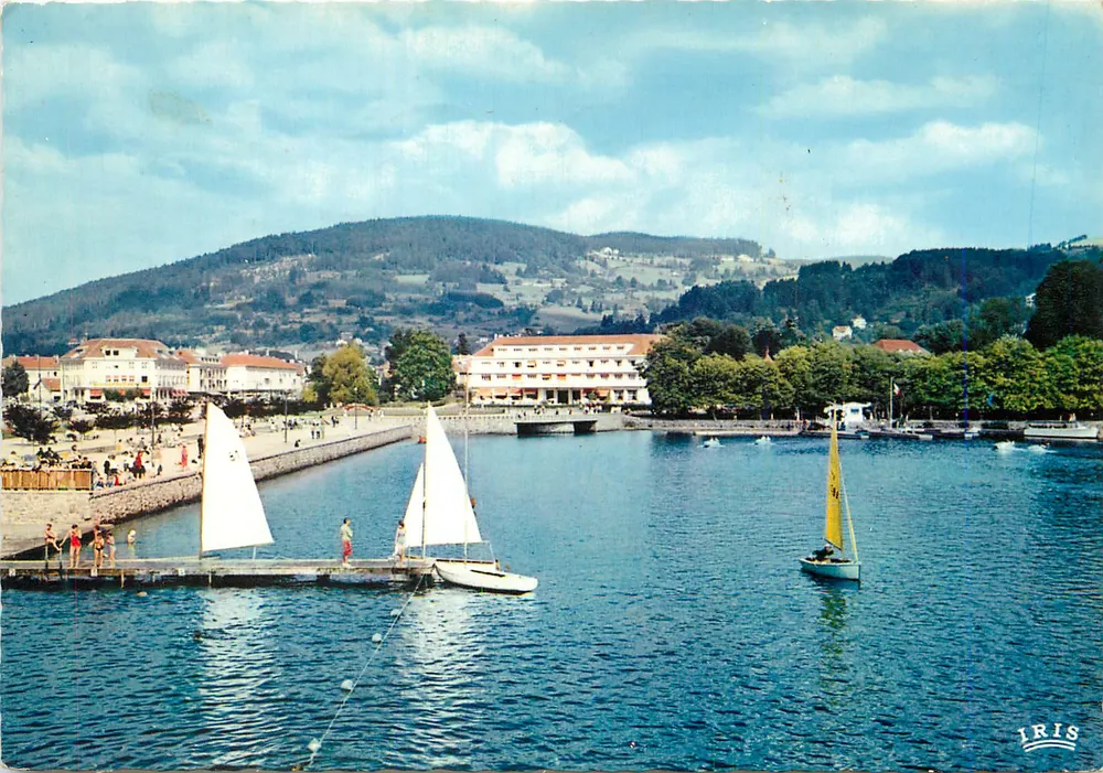 Freizeithafen in Basel — Blick auf den See — Verlag IRIS - Vorderseite