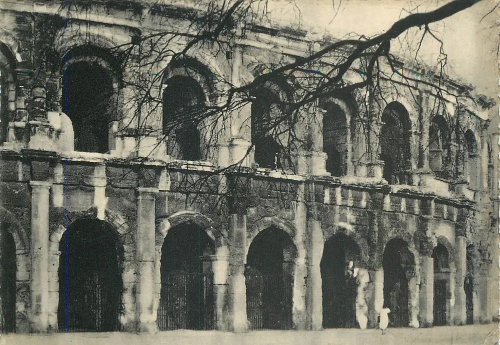 Arênes de Arles — vista externa — editor não visível - Frente