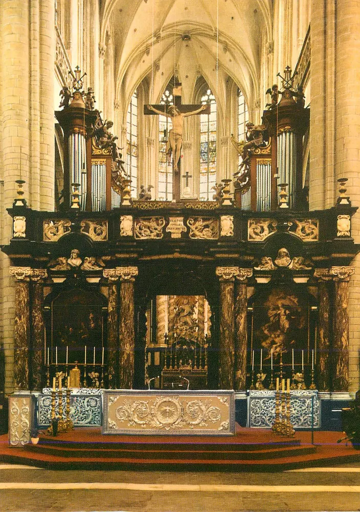 Innenansicht der Kathedrale - Chor und Altar - Verlag nicht sichtbar - Vorderseite