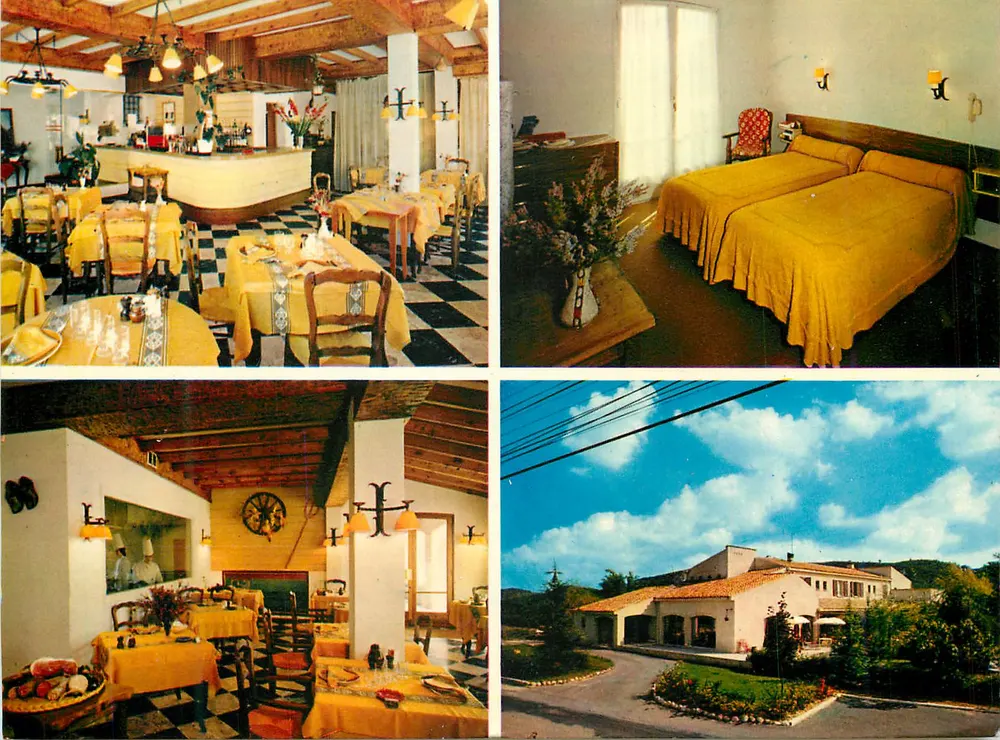 Hotel-Restaurant La Maison du Soleil — Innen- und Außenansicht — Verlag nicht sichtbar - Vorderseite