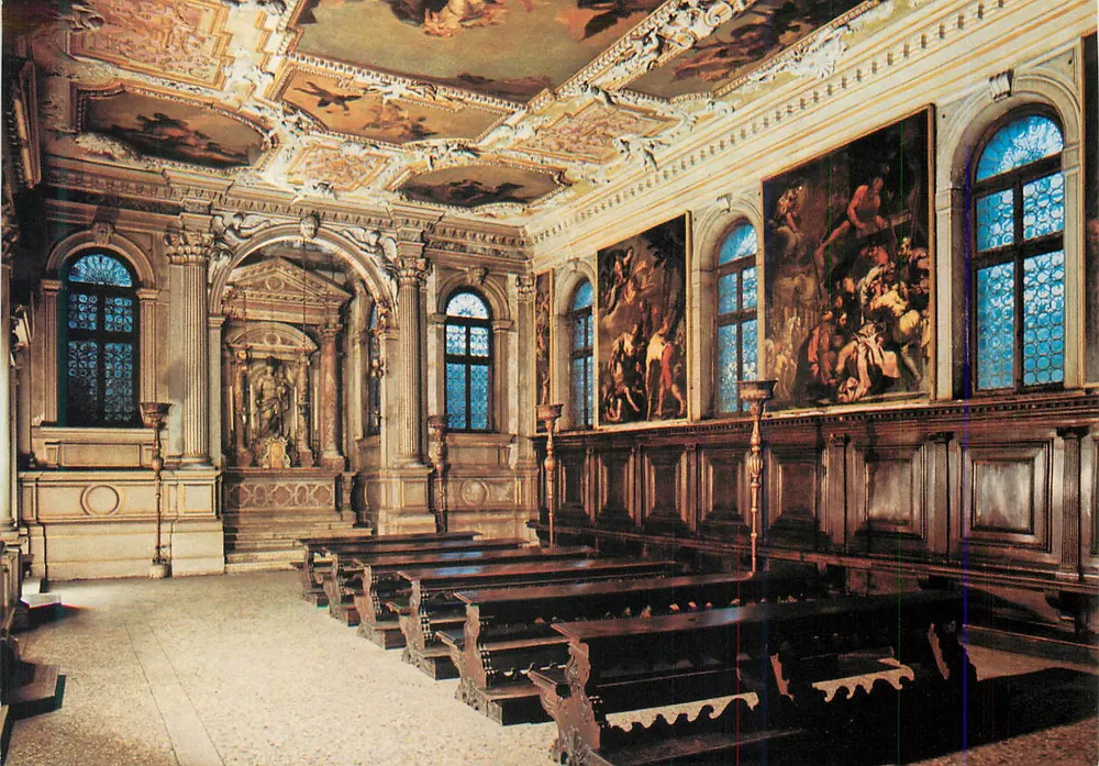 Innenraum der Kapelle — Barocke Ausstattung — Unbekannter Verlag - Vorderseite