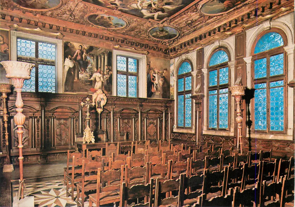 Salle de l'ancien tribunal — intérieur richement décoré — Verleger nicht sichtbar - Vorderseite