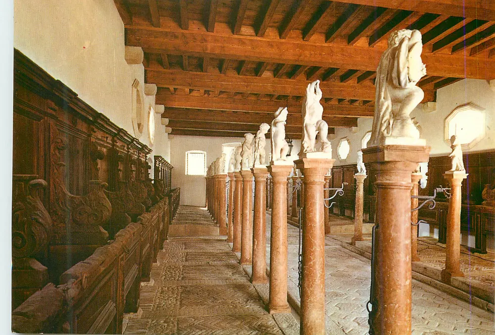 Statuenraum — Schloss Fontainebleau — unbekannter Verlag - Vorderseite