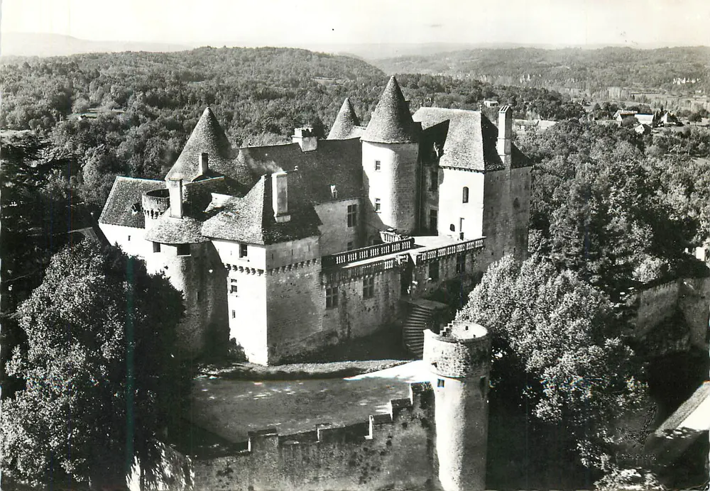 Schloss Castelnaud — Luftbild — Verlag nicht sichtbar - Vorderseite