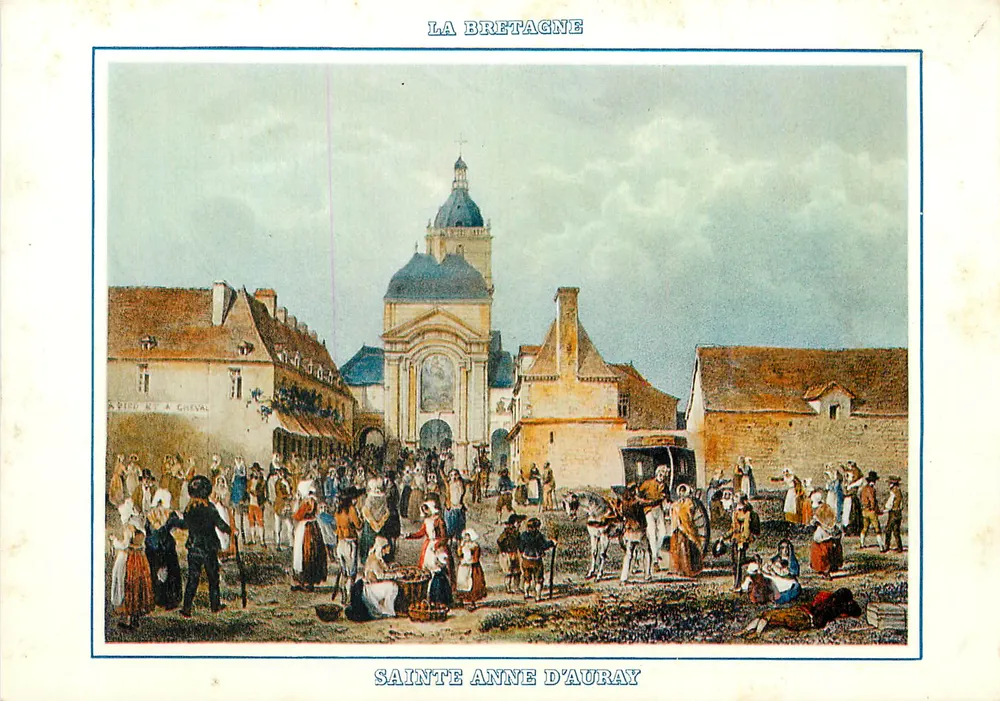 Santa Ana de Auray — A Bretanha — editor A. Picard em Greval - Frente