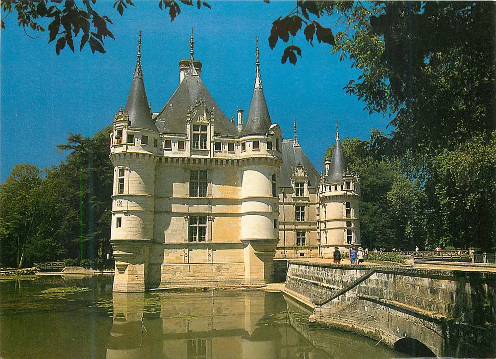Schloss Chenonceau — Blick auf den See — Verleger nicht sichtbar - Vorderseite