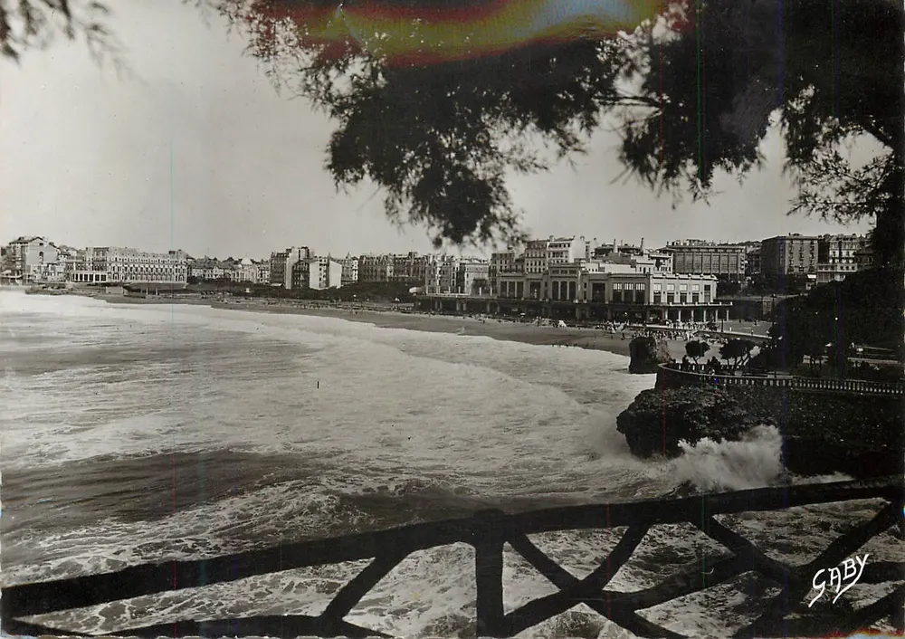 Ansicht der Biarritz-Bucht — Verlag SABY - Vorderseite
