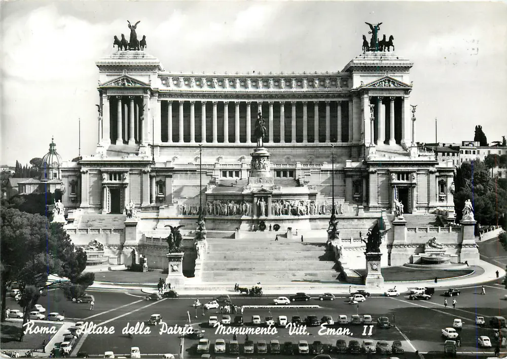 Roma - Altare della Patria - Monumento Vitt. Eman. II - Frente