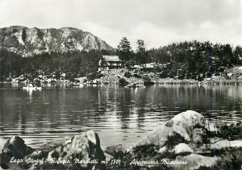 Lago Santo - Refúgio Marchetti m. 1501 - Apennino Modenese - Frente