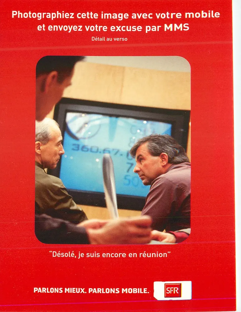 Publicité SFR — Réunion mobile — SFR - Vorderseite
