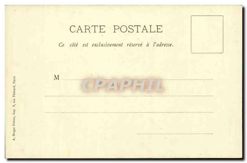 Institution Join-Lambert, Rouen — Budynek Świętego Jana — A. Boeger Frères, Paryż - Rewers