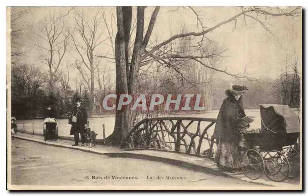 Wald von Vincennes — See der Minimes — F. Fountkrat, 37 rue Faidherbe, Paris - Vorderseite