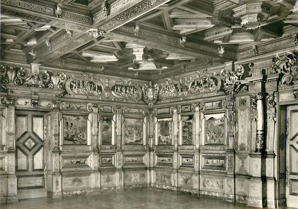 Ornamentierte Halle — Schloss Mayerling — Verleger nicht sichtbar - Vorderseite