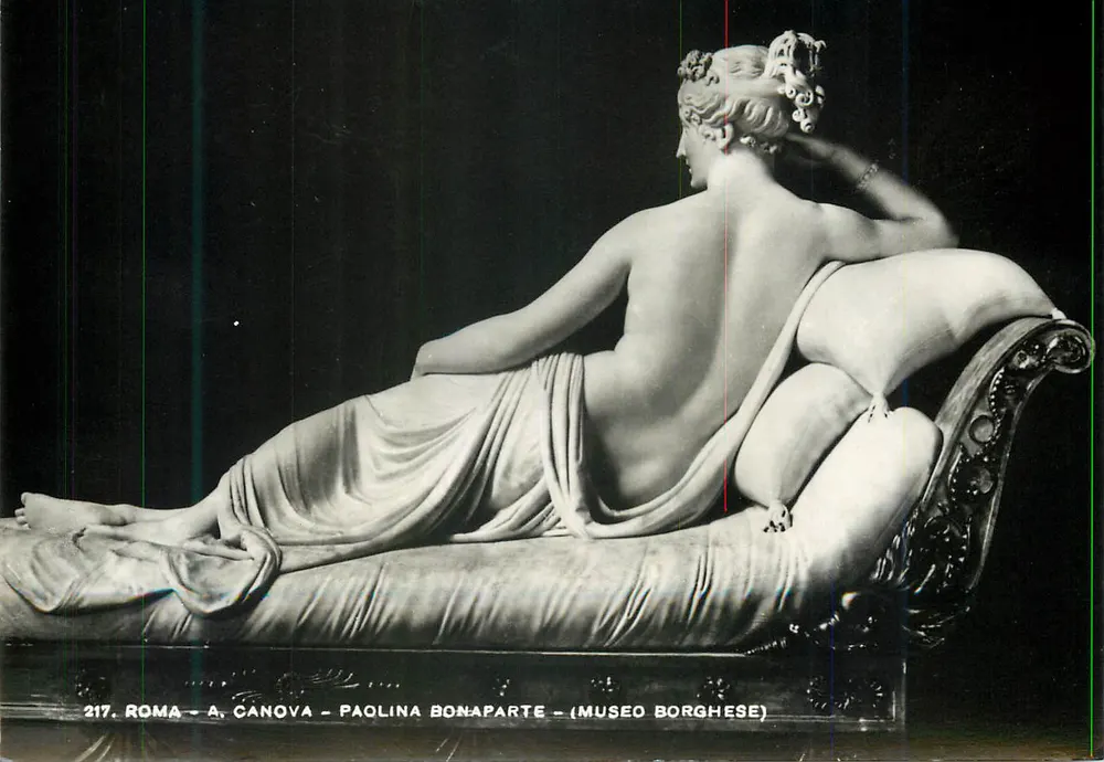 Paolina Bonaparte — Skulptur von Canova — Borghese-Museum, Rom - Vorderseite