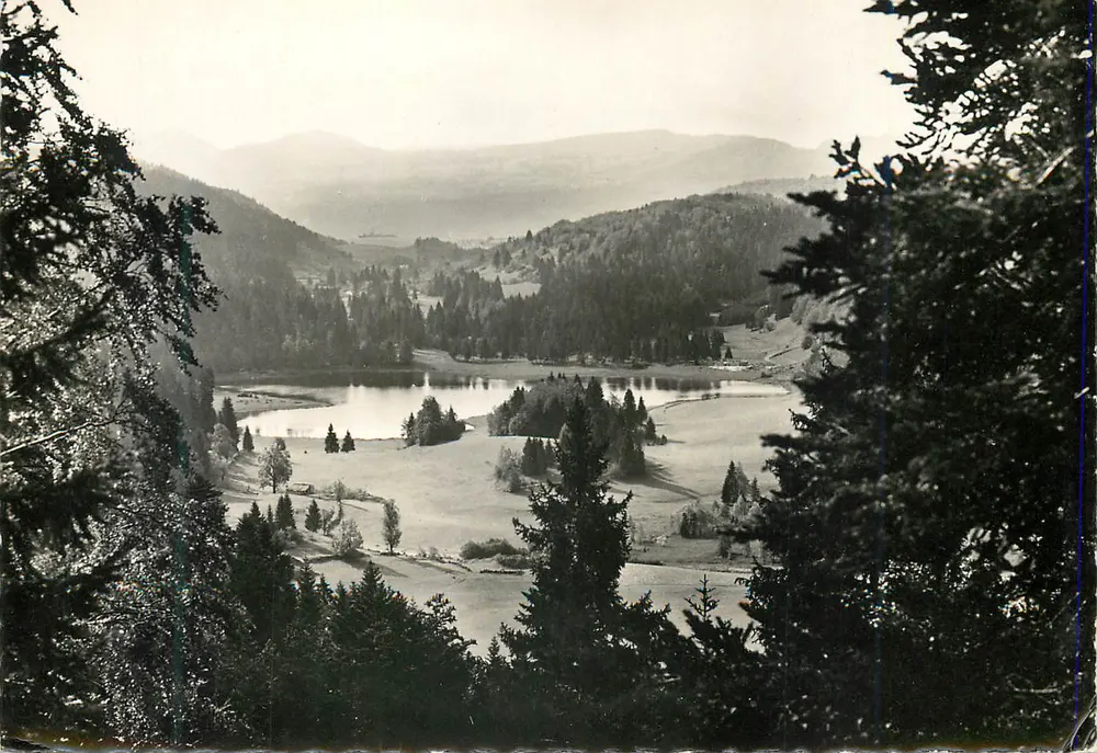 See des Teichs — Panoramablick — unbekannter Verlag - Vorderseite