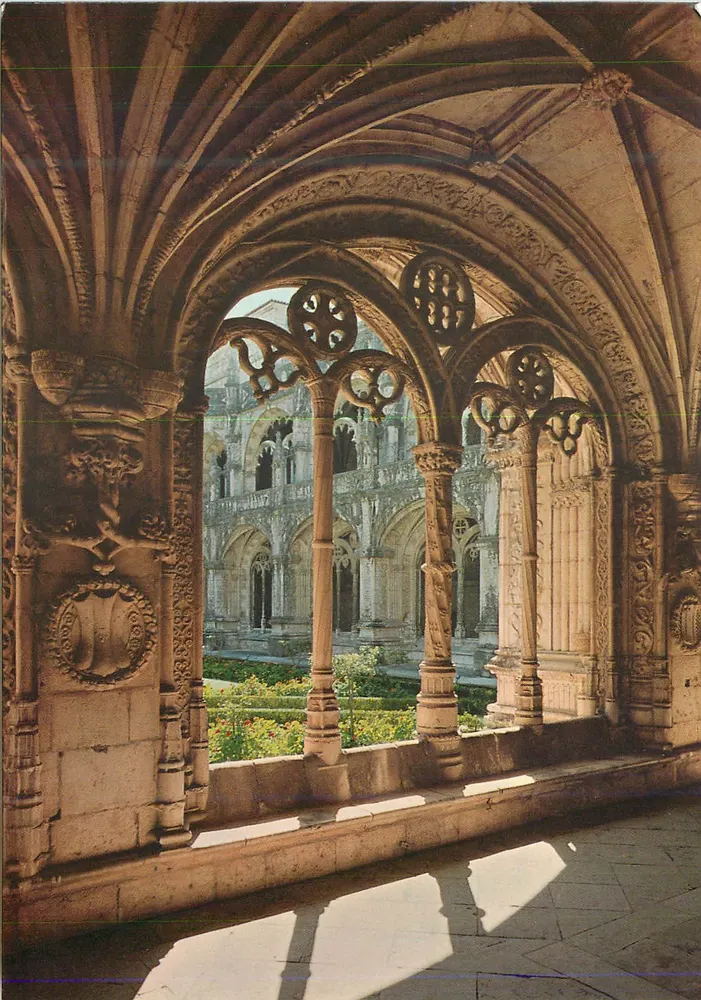 Jardins do Mosteiro de Jerónimos — Lisboa — editor não visível - Frente