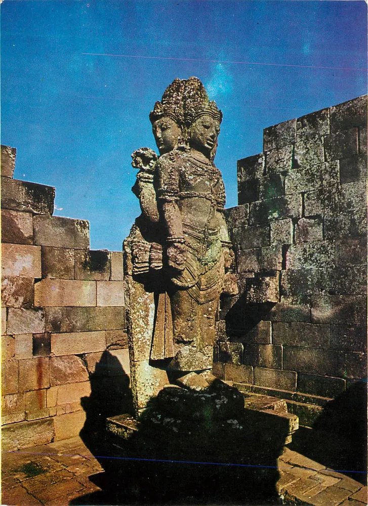 Statue mit zwei Gesichtern — Tempel von Prambanan — Verleger nicht sichtbar - Vorderseite
