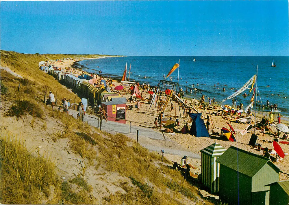 Praia de Cuxhaven — vista animada — editor não identificável - Frente