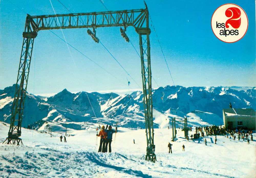 Ski-Station — Seilbahn — les 2 alpes - Vorderseite