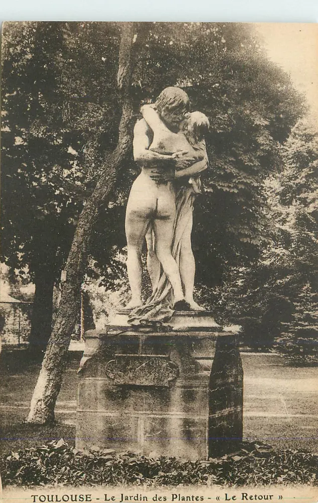 Toulouse - Der Botanische Garten - « Le Retour » - Vorderseite