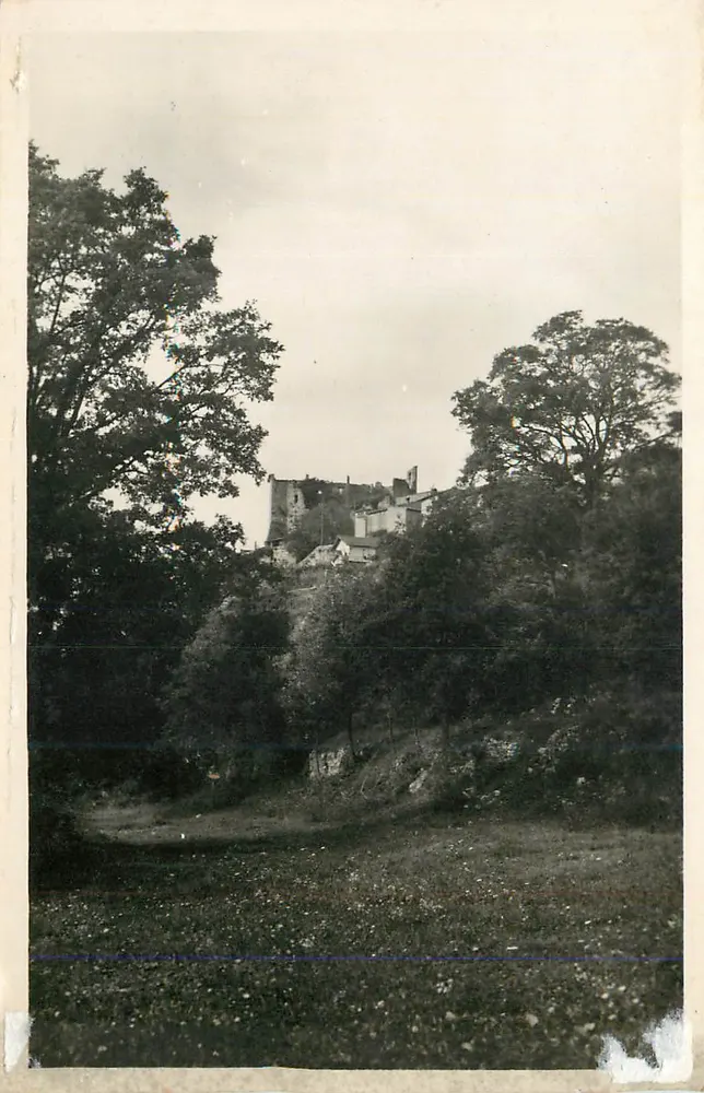 Castelo de Stirling — ruínas em uma colina — vista panorâmica - Frente