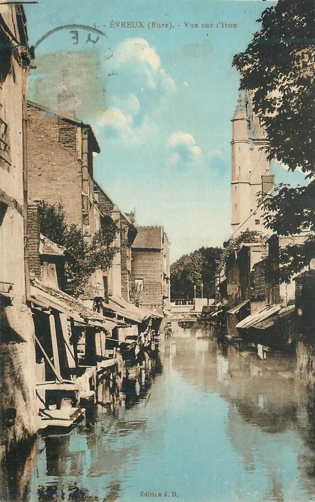 Évreux (Eure) — Widok na Îton — Wydawnictwo J. B. - Awers