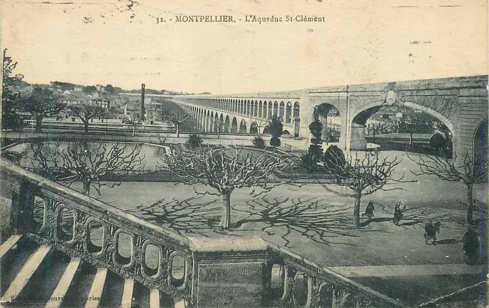 Montpellier - O Aqueduto St-Clément — editor: G. BOUTOYER & Cie, n° 32 - Frente
