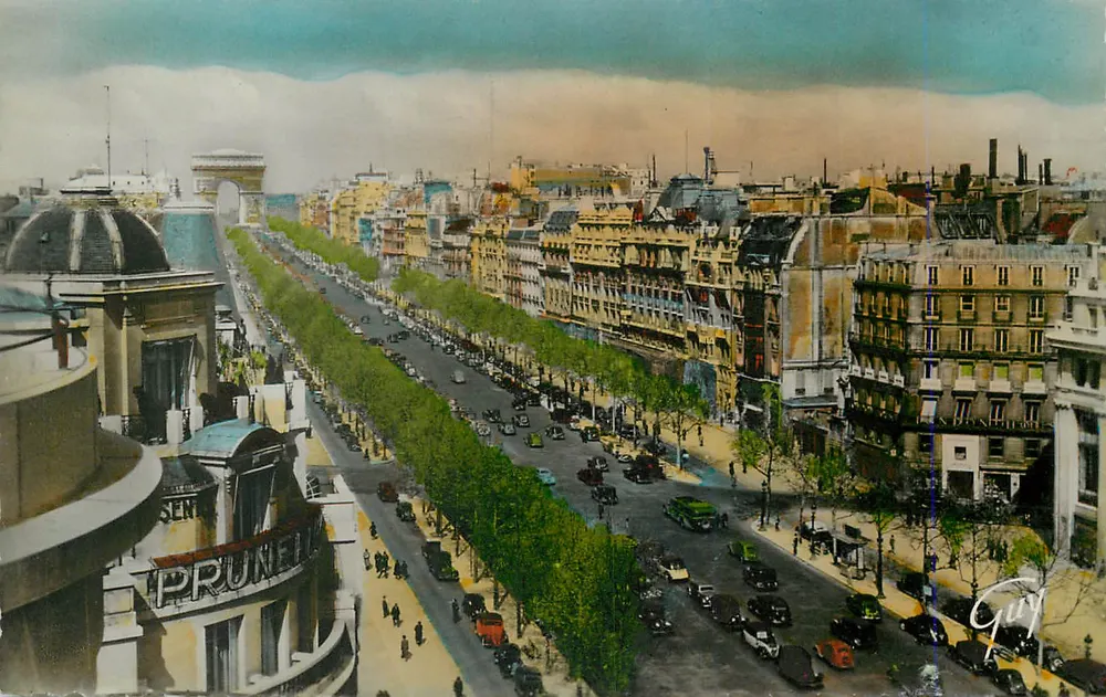 Champs-Élysées — Ansicht vom Grand Palais — Verlag Guy - Vorderseite