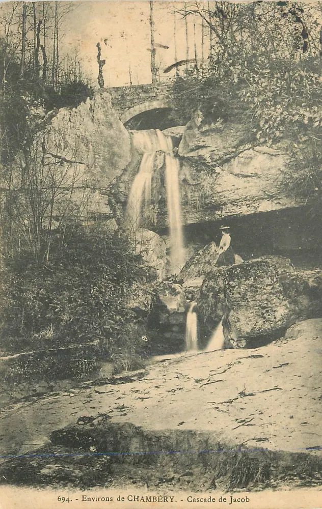 Cascata de Jacob — Environs de Chambéry — n° 694 - Frente