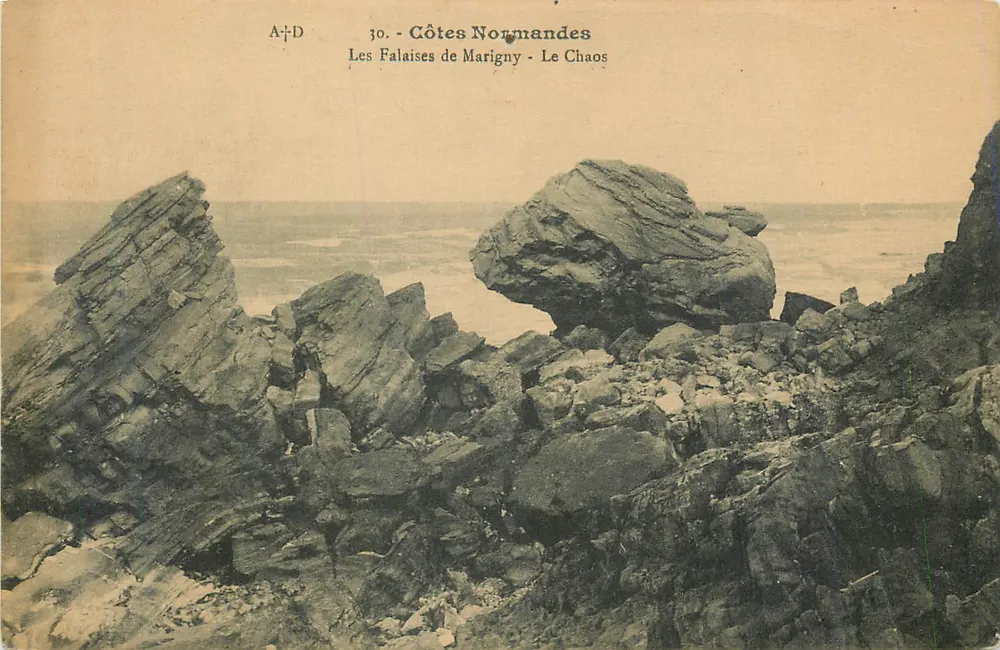 Klippen von Marigny - Das Chaos — Normandische Küste — A+D n°30 - Vorderseite