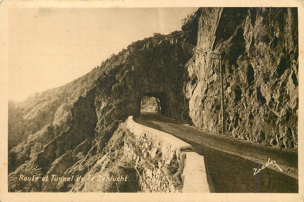 Rota e Tunel da Schlucht — Zoeder - Frente