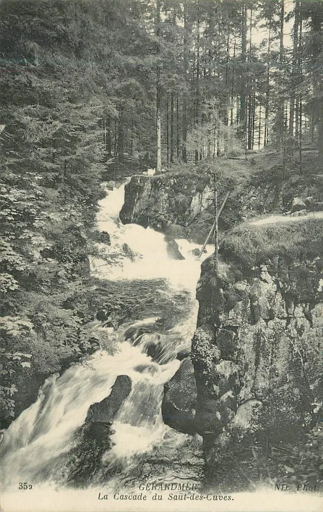 La Cascata del Saul-des-Cuves — Gérardmer — ND. Fot. — n° 352 - Recto