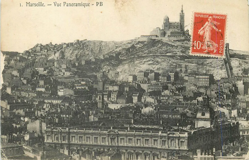 Marselha — Vista Panorâmica — PB - Frente