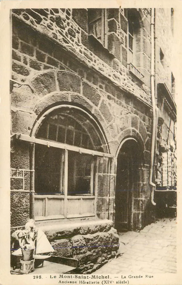 Mont-Saint-Michel — Alte Herberge (14. Jahrhundert) — Die Hauptstraße - Vorderseite