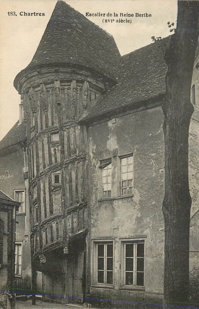 Treppe der Königin Berthe — Chartres — (16. Jahrhundert) - Vorderseite