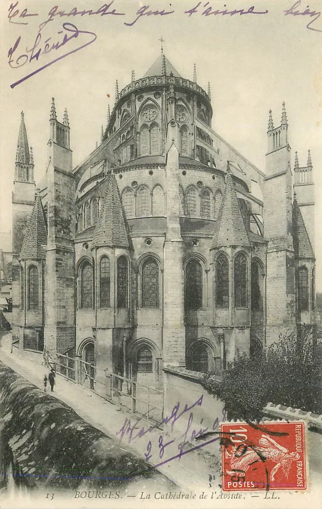 Bourges — A Catedral da Assunção — LL. n°13 - Frente