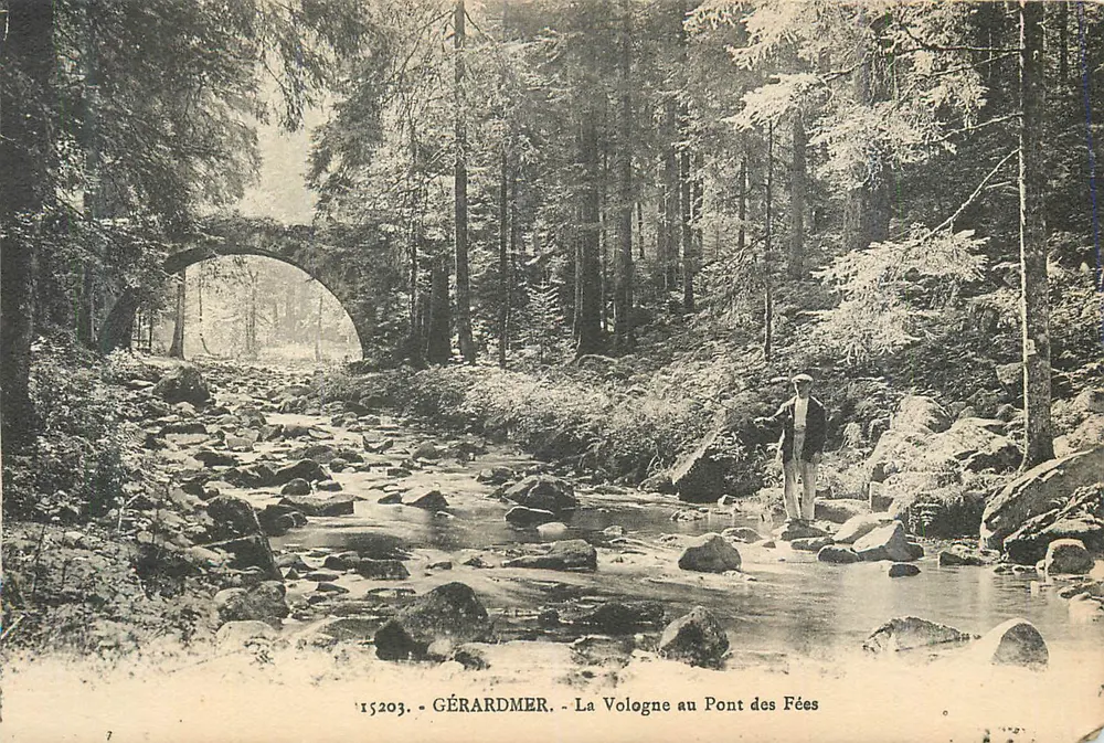GÉRARDMER - Die Vologne am Brücke der Feen — anonymer Verlag, n° 15203 - Vorderseite