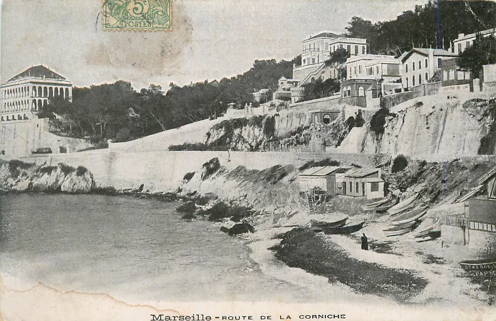 Marselha — Rota da Corniche — Strenz, Papel - Frente