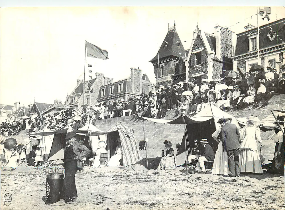 Festival an der Strandpromenade in Deauville — Verleger Léon Pallet, N° 1234 - Vorderseite