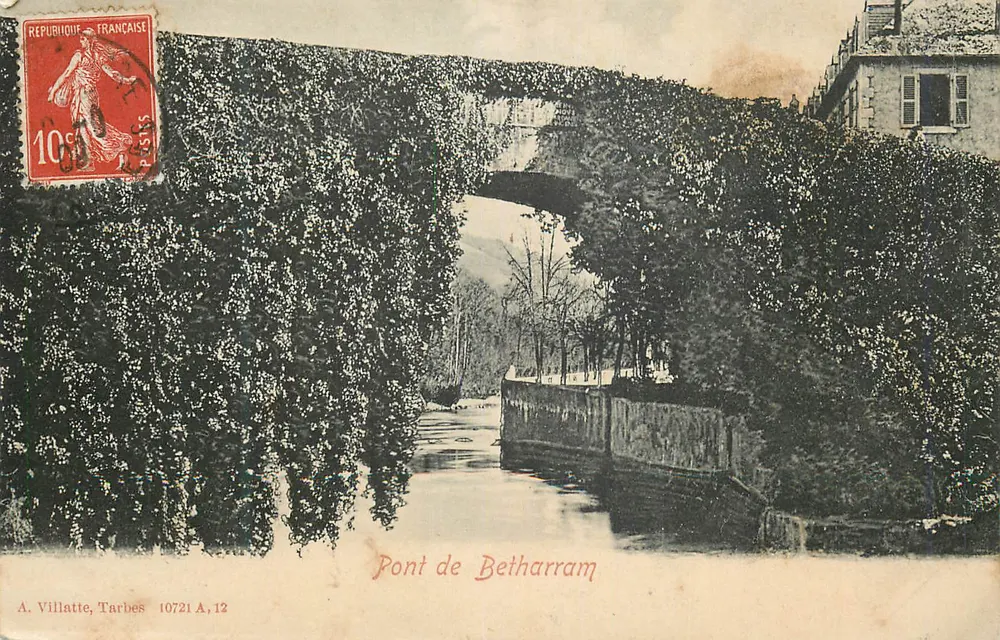 Ponte de Betharram — Tarbes — A. Villatte, n° 10721 A,12 - Frente