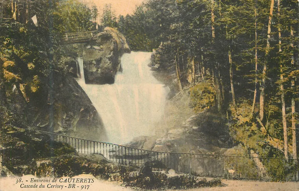 Cascata do Cerisey — Arredores de CAUTERETS — BR - 937 - Frente