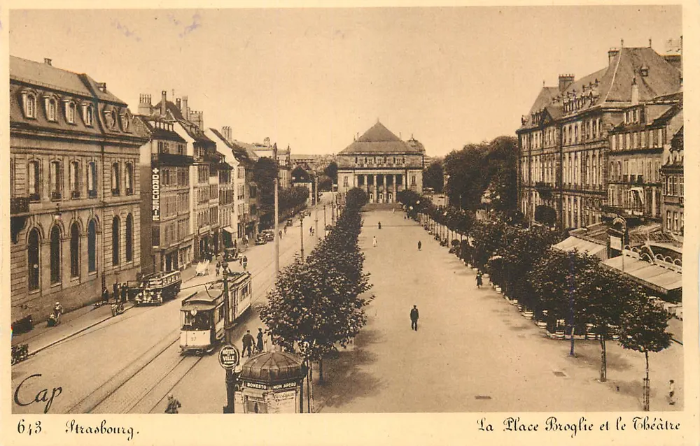 Straßburg — La Place Broglie und das Theater — Cap, n° 613 - Vorderseite
