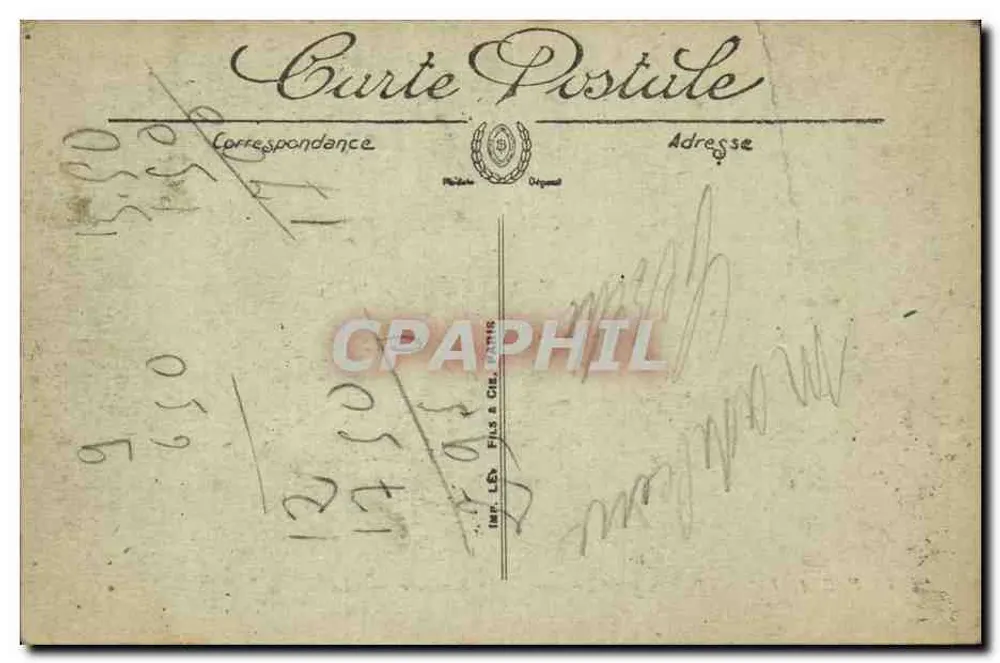 Versailles — Parque do Petit Trianon — O Belvédère — LL. - Verso